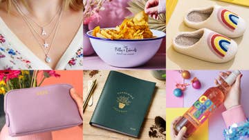 Mini Mini Bee House, Glass Tulip Necklace, BBQ Rack and a Palm Tote Bag